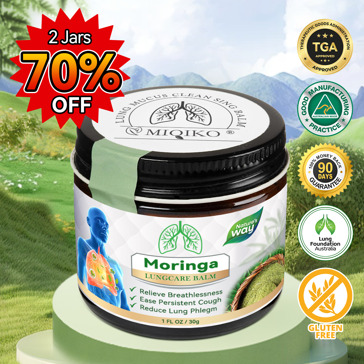 𝐌𝐈𝐐𝐈𝐊𝐎® 𝐌𝐨𝐫𝐢𝐧𝐠𝐚 𝐋𝐮𝐱𝐞 𝐋𝐮𝐧𝐠 𝐑𝐞𝐯𝐢𝐯𝐞 𝐁𝐚𝐥𝐦🌿🌿(👨‍⚕️𝐑𝐞𝐜𝐨𝐦𝐦𝐞𝐧𝐝𝐞𝐝 𝐛𝐲 𝐋𝐅𝐀 𝐟𝐨𝐫 𝐎𝐩𝐭𝐢𝐦𝐚𝐥 𝐑𝐞𝐬𝐩𝐢𝐫𝐚𝐭𝐨𝐫𝐲 𝐇𝐞𝐚𝐥𝐭𝐡👨‍⚕️)