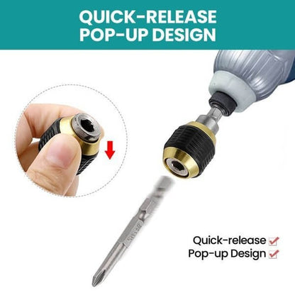 (2024 New Year Hot Sale)Quick-release Hexagon Drill Bit Coupling