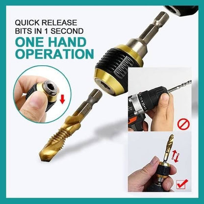 (2024 New Year Hot Sale)Quick-release Hexagon Drill Bit Coupling